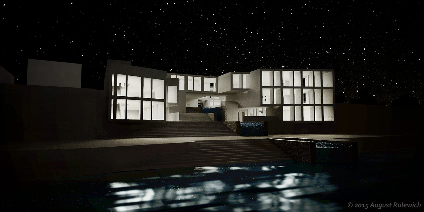 Night render from Sarambathi River