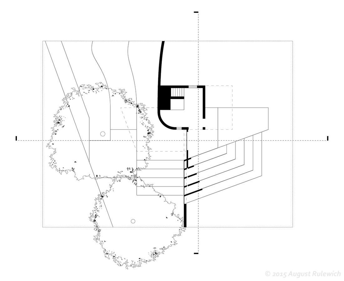 Lower plan showing entry and gatekeeper's guard space